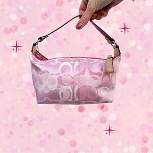 🩷 Vintage Y2K Coach Soho Optic Demi Pouch Purse - Pink 🩷